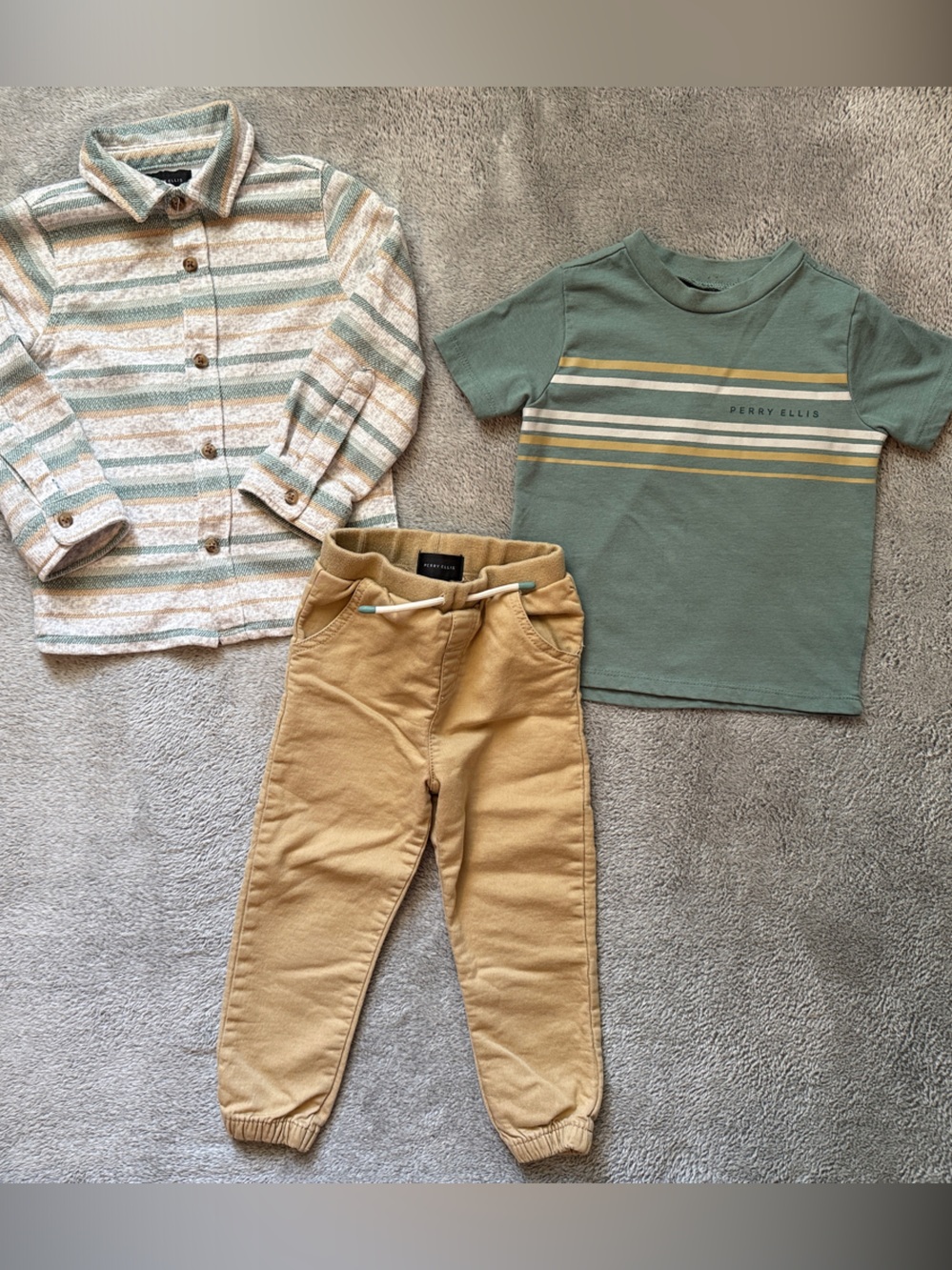 Perry Ellis Sage Green 3 piece set